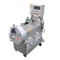 Dezoton Automatische Industriële Groente- en Fruit Snijmachine voor Ui, Aardappel, Cassave, Appel, Mango, Citroen, Kokosnoot en voedselchips.