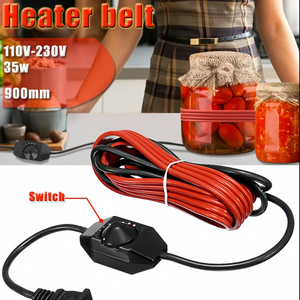 220v <b>Electric</b> Silicone Brew Belt Fermentation <b>Heating</b> Belt for Fermenting Brewing Wine Kombucha - Product Image 6