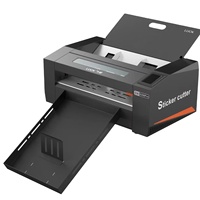 Máquina troqueladora de alimentación automática DXS350Pro, recortadora de papel Manual y cortadora de etiquetas, cortadora de pegatinas eléctrica