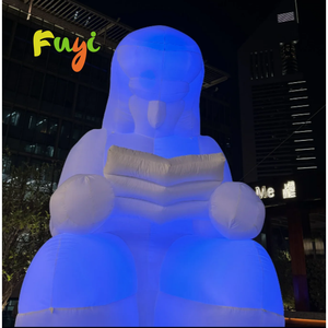 Mascotte gonflable sur mesure, adorable statue de chef gonflable, modèle d'accueil pour entrée de restaurant commercial, pour la publicité - Product Image 4
