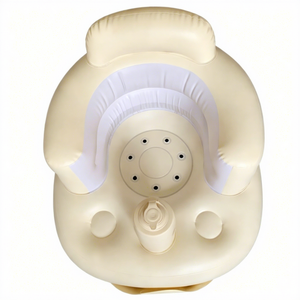 Siège gonflable pour bébé en gros, motif ours de dessin animé mignon, en PVC, pour apprendre à s'asseoir, <span class=keywords><strong>bain</strong></span>, alimentation, usage domestique - Product Image 1