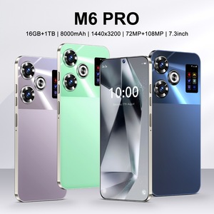 Nuevo Teléfono Inteligente M6 Pro, Pantalla de 7.3 Pulgadas, 16GB+1TB, Android Desbloqueado, Versión Global, Doble SIM, Teléfono para Juegos - Product Image 2