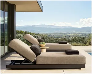 <span class=keywords><strong>Muebles</strong></span> <span class=keywords><strong>de</strong></span> <span class=keywords><strong>Terraza</strong></span> para Hotel Moderno <span class=keywords><strong>de</strong></span> Lujo en la Playa, Tumbonas para Exteriores - Product Image 1
