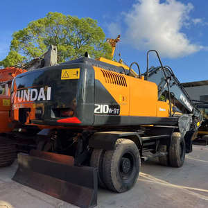 L'original 210w-7 210w-9s a utilisé la pelle sur pneus lourde Hyundai 210 210W-9T pelle sur pneus d'occasion d'équipement hyundai - Product Image 4