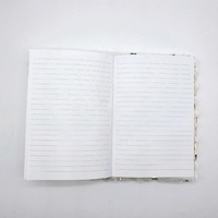 Carnet de notes de luxe en peluche A5 Gold Edge imprimé léopard fantaisie personnalisé pour dames