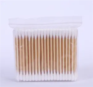 Bamboo Cotton Swab Hisopos For Make-up And Cleaning