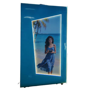 ตู้ถ่ายรูปอัตโนมัติแบบวงกลมพร้อมไฟ LED ฉากหลัง Vogue สำหรับงานแต่งงาน  พร้อมขาตั้งเซลฟี่  ระบบหยอดเหรียญ  พิมพ์รูปด้วย ID  บูธถ่ายรูป 360 องศา - Product Image 2