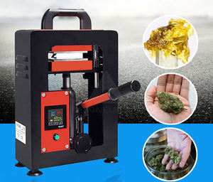 Hydraulische Krik 10 Ton Druk 6*12Cm Warmtepersmachine Dubbele Verwarmingsplaten Met Drukmeter - Product Image 2