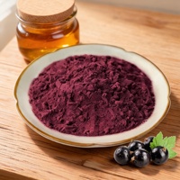 Fabrieksdirect voedingsmiddelenkwaliteit 100% puur zwarte bessen extract poeder, kruidenextract voor dranken en desserts.