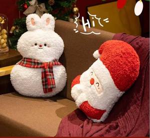 Nuevo Cojín Decorativo de Navidad con Diseño de Papá Noel y Árbol, para Sofá - Product Image 6