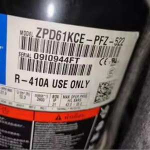 คอมเพรสเซอร์แบบสโครล Copeland รุ่น ZPD61KCE PFZ 522 ใช้ไฟ AC 220V สำหรับงานอุตสาหกรรม - Product Image 2
