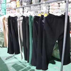 Second hand clothing mixing bale for women's pants used clothes first grade used clothing bale uk