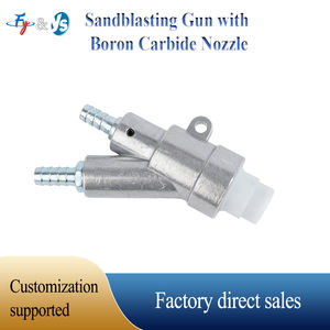 Sands trahl pistole mit Borcarbid-Düse, Luft-Sandstrahler-Sands trahl werkzeuge, Sandstrahl-Pistolen-Kit mit 35-mm-Borcarbid-Düse - Product Image 6
