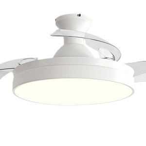 Ventilador de Techo LED Moderno con Luz, Control Remoto, 6 Velocidades, Regulable, Bajo Ruido, para Dormitorio - Product Image 1