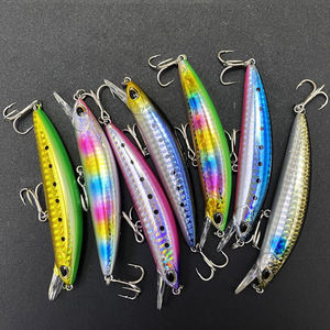 Leurres méné coulants lumineux UV 90mm 26g surfeur lourd 90 Wobblers lueur d'eau salée appâts durs artificiels pêche au bar Pesca - Product Image 3