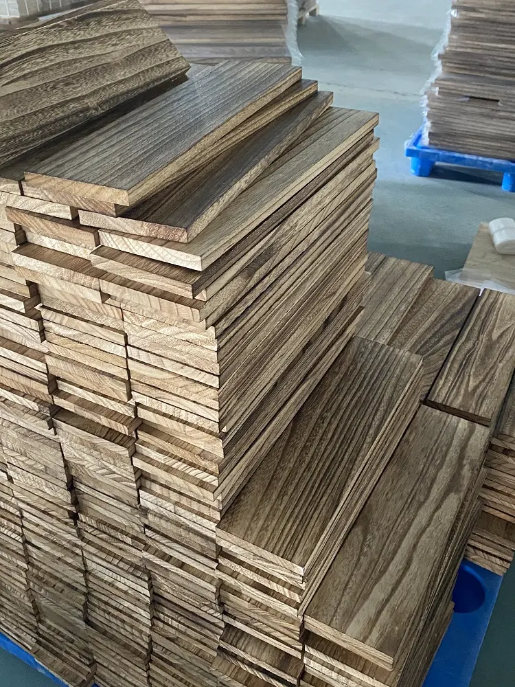 Burned paulownia boards for floating wood shelf for wholesale price