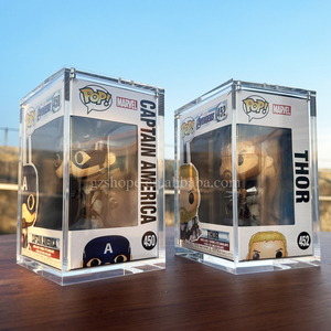 SHP personnalisé clair 6 pouces <span class=keywords><strong>Funko</strong></span> <span class=keywords><strong>Pop</strong></span> figurines <span class=keywords><strong>Pokemon</strong></span> une pièce Anime protecteurs acrylique vitrine - Product Image 3