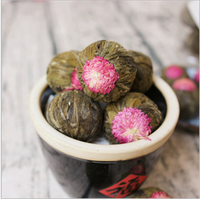 Thé en fleurs artisanal chinois à la pêche et au litchi, en fleurs séchées, marque privée, boîte cadeau
