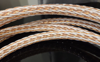 Câble de haut-parleur HiFi torsadé à 8 cœurs Câble d'alimentation audio en cuivre 8N OCC DIY