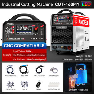 Andeli 385V kesim 160 <span class=keywords><strong>Pilot</strong></span> ark Cnc ağır fabrikasyon <span class=keywords><strong>2</strong></span> 1MMA plazma kesme makinası - Product Image 3