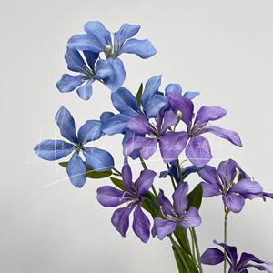 Ramo de Lirios Artificiales, Flores de Seda y Plástico de Alta Simulación, Decoración para Bodas, Accesorios para Fotografía en Exteriores, Decoración del Hogar - Product Image 1