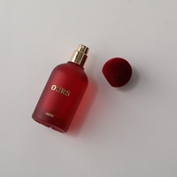 Bouteille de parfum élégante en verre sur le thème de Noël Emballage de carafe de parfum Bouteille de parfum en verre de haute qualité 50ML