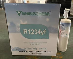 <span class=keywords><strong>Gaz</strong></span> réfrigérant de qualité industrielle 99,99 % pour climatisation automobile <span class=keywords><strong>R1234yf</strong></span> 450g Alkène et dérivés pour HFO-1234yf, Province du Shandong - Product Image 4