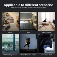 AW201 Tuya alarme intelligente capteur WiFi système de sécurité à domicile détecteur de porte ouverte/fermée application Mobile Notification à distance Compatible