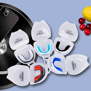 واقي فم رياضي للملاكمة والرجبي وفنون القتال المختلطة، مصنوع من مادة EVA مزدوجة صديقة للبيئة وقابلة للتنفس مع إمكانية طباعة شعار مخصص - Product Image 6