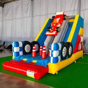 Vente Flash : Toboggan Gonflable <span class=keywords><strong>Voiture</strong></span> de Course, Château Gonflable Durable pour Fêtes d'<span class=keywords><strong>Anniversaire</strong></span> d'Enfants, <span class=keywords><strong>Location</strong></span> pour Parcs d'Attractions et Événements - Product Image 3