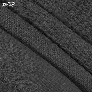 T-Shirt Noir Uni Vierge Personnalisé par le Fabricant à Imprimer, T-Shirt de Sport Homme/Unisexe en Coton Lourd 250 G/m² - Product Image 6