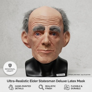 Máscara de Látex Realista de Anciano - Accesorio para Disfraces de Halloween, Máscara de Cabeza de <span class=keywords><strong>Hombre</strong></span> Mayor Realista para Disfraces de Adultos y Eventos de Broma - Product Image 6
