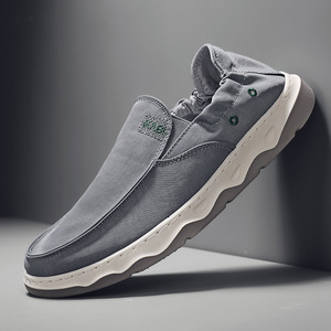 Chaussures en toile pour hommes à enfiler, style mocassins, en soie glacée, respirantes, pour adultes, pour le skateboard, la marche et la course - Nouvelle collection en promotion - Product Image 6
