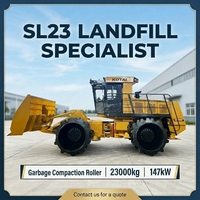 Compacteur de déchets pour déversements ordures SL23 de 23 tonnes, 200 CV, robuste, directement de l'usine