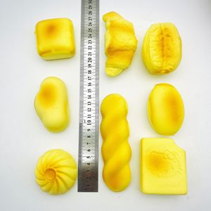 Hot-selling PU Material Simulated Bread <b>Squishy</b> Toy 6-14cm Soft Slow Rebound Stress Relieving EN71 Certified Wholesale - Product Image 2
