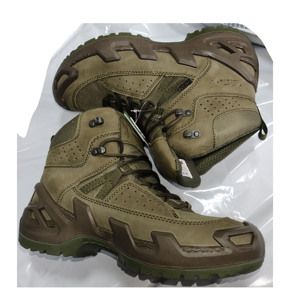 TSB08 Black brown green CP Camouflage Outdoor Waterproof <b>Hiking</b> <b>Boots</b> Suede Brown 4 Seasons Full grain NUBUCK leather shoes - Product Image 2