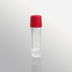 Tubo de armazenamento a frio de grau laboratorial, vertical, com rotação externa, 2,0 mL, com área para escrita, material PP, esterilizado. - Product Image 4