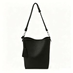 Asymmetric Design Gold Ring Light Luxury Minimalist Vegetable Basket Crossbody Shoulder Bag Women Bucket <b>Handbag</b> - Product Image 4