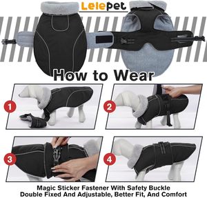 Gilet pour chien Hot-Button OEM, MOQ 200 : Coque imperméable/coupe-vent, doublure en laine, logo/couleur/taille entièrement personnalisés, expédition rapide en 7 à 15 jours - Product Image 5