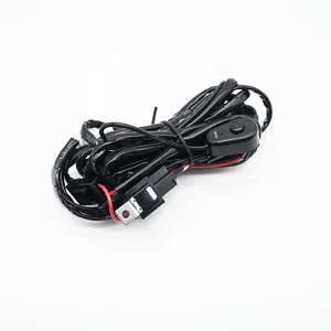 1 to 2 Led Light Bar Cable 12v 24v Switch Relay Auto LED Work Driving Fog light Wiring Harness for Universal Car ATV UTV