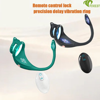 Anillo Vibrador de Silicona para Masajes, Juguete Sexual Masculino, Control Remoto Inalámbrico por APP, Estimulador de Doble Anillo y Doble Vibración, Personalizable, Compra al por Mayor