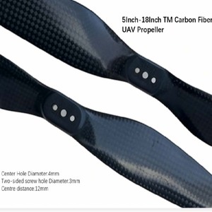 Углепластиковые пропеллеры для БПЛА от 5 до 18 дюймов, антикоррозийные лопасти для дронов, совместимые с сельскохозяйственными и картографическими дронами - Product Image 2