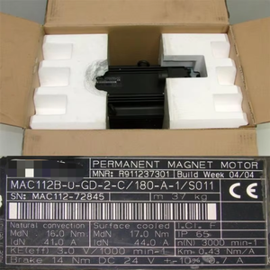 MAC112B-0-GD-2-C/180-A-1/S011 237301 <span class=keywords><strong>S.</strong></span> Motore + Tachimetro + Freno Nuovo Originale Pronto per la Spedizione Automazione Industriale PAC Dedicato - Product Image 1
