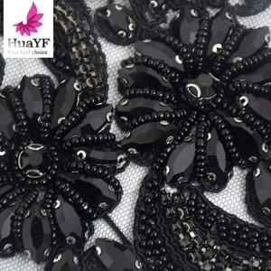 बिड के साथ फीता एपलिक कढ़ाई फीके फीके फीके साथ फीता पैच पैच पैच - Product Image 6