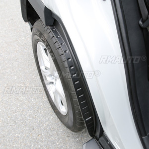 2 Pièces Garde-boue de voiture arrière pour pneu, accessoires de décoration spéciaux pour Toyota RAV4 RAV-4 2019 2020 2021, accessoires extérieurs de voiture - Product Image 2