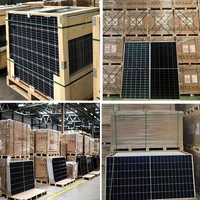Panneau solaire en stock 350W-750W, longue durée de vie, panneau solaire monocristallin bifacial, kit pour usage domestique