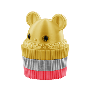 Custom 3D Plastic Mouse Shape 3Layer <b>Herb</b> Grinder Manual Storage <b>Box</b> - Product Image 2