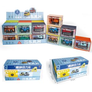 Jiaxin Alloy 1:64 New Engineering Styles Set Promotional <strong>Diecast</strong> Toys Unisex Pull Back Car Carrying <strong>Container</strong> Gift Box Ages 3+ - Product Image 1