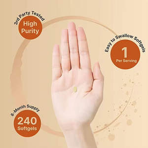 Cápsulas de Gel Suave de Vitaminas D3 y K2 con Certificación Halal VitaHall, Suplemento Dietético de Grado Alimenticio para Adultos, Antioxidante, Refuerzo Inmunológico y para los Huesos - Product Image 3