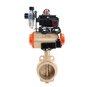 Venta de Liquidación COVNA B2B, Válvula de Alivio Neumática, Válvula de Mariposa Neumática de Retorno por Resorte con Asiento de EPDM, Tipo Wafer Accionada por Aire - Product Image 3